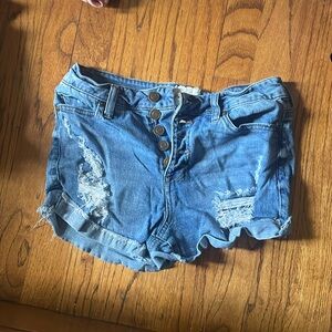 5x button up jean shorts
